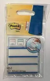 Banderitas Post-It Index Azul/Blanco