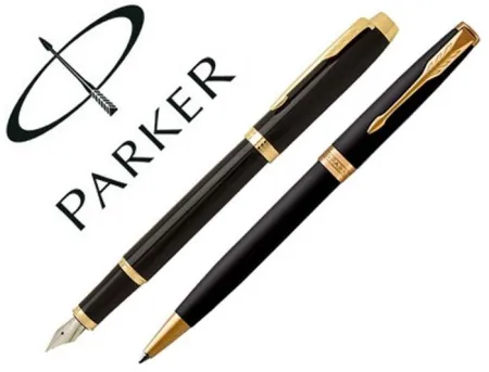 Set Parker Sonnet Negro Boligrafo + Roller