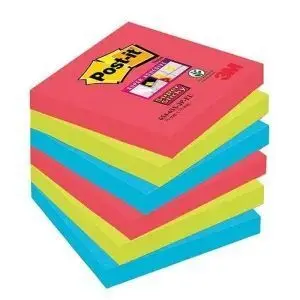 Notas Adhesivas Post-It 76X76 3Colores