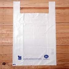 BOLSA CAMISETA 50X60 70% RECICLADA 2KG  80 UD APROX.