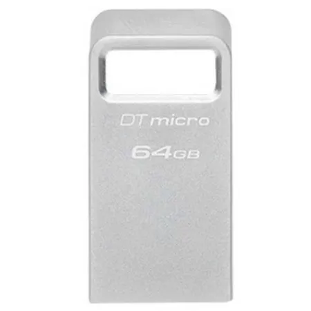 Memoria Usb Kingston 64Gb Dtmicro 3. 2 Plata