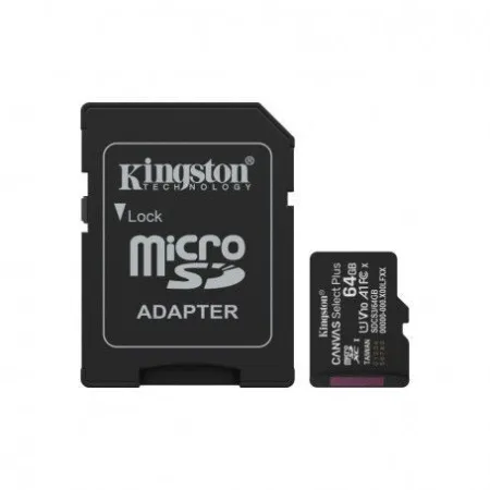 Tarjeta Memoria Kingston Micro Sd 64Gb Class10 Canvas