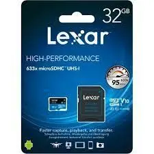 Tarjeta Memoria Lexar Micro Sd 32Gb Class10