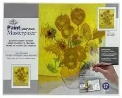 Pintar por Numeros Girasoles