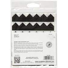 ESQUINAS ADHESIVAS NEGRO 12MM 108U.
