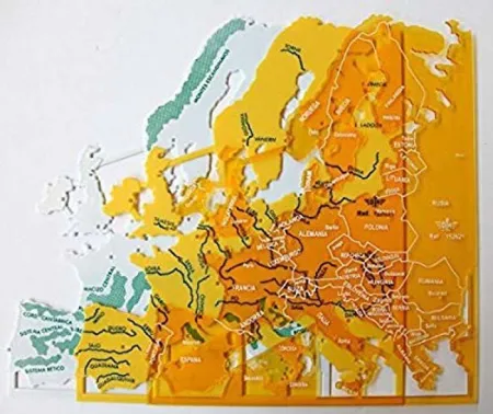 Plantilla Mapas Europa B-3 Ref. 462