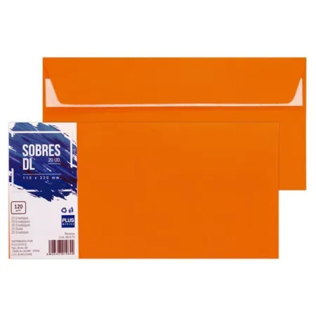 Sobre Plus 110X220 Naranja ud.