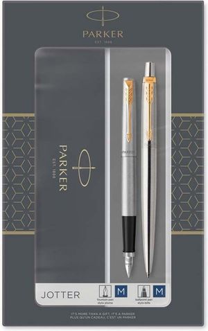 SET PARKER JOTTER ACERO BOLIA+ PORTAMINAS