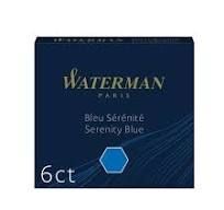 CARTUCHO PLUMA WATERMAN AZUL FLORIDA 6UD