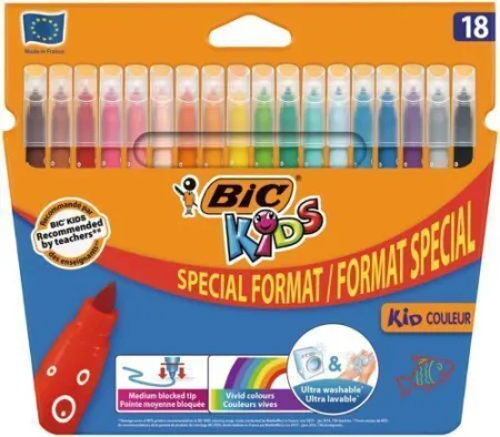 Rotulador Bic Kids 18 Colores