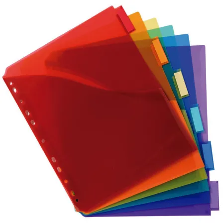Separadores Exacompta Maxi Polipropileno 6 Colores