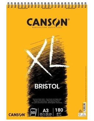 BLOC CANSON BRISTOL XL A4 50H 180GR EXTRALISO