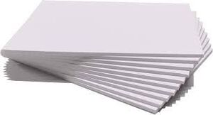 CARTON PLUMA A4 5MM BLANCO 