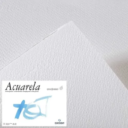 Papel Acuarela 50X70 240Gr Grano Grueso Canson
