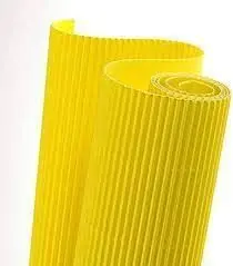Carton Ondulado 50X70Cm Amarillo Oscuro Canson