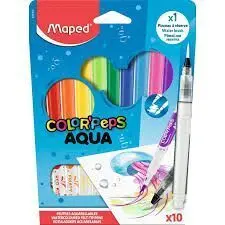 Rotulador Maped 10 Colores Acuarelable