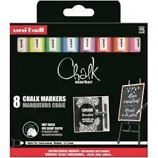 Rotulaores Posca Chalk Markers 8Colores