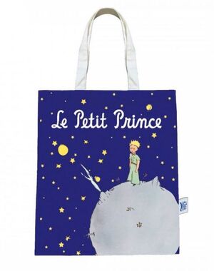 BOLSA TELA EL PRINCIPITO AZUL PLANETA