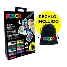 SET ROTULADOR POSCA PC-5M 8P EDIC. LIMITADA