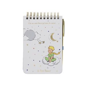 BLOC NOTAS MINI + BOLIGRAFO EL PEQUEÑO PRINCIPITO BLANCO