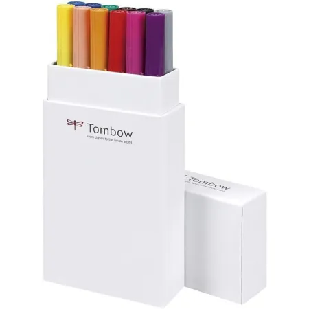 Rotulador Tombow 12 Colores Brush Primarios