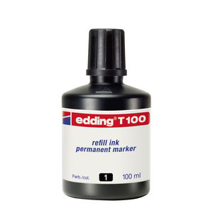 TINTA ROTULADOR EDDING T-100 NEGRO 100 ML