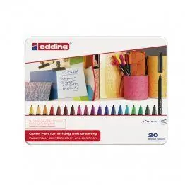 Rotulador Edding 1200 20 Colores