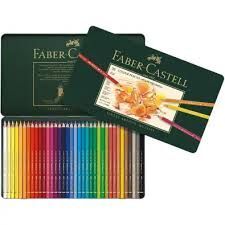 ESTUCHE METAL 36 LAPICES POLYCHROMOS FABER