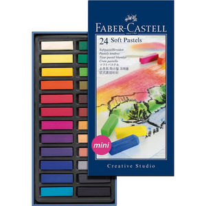 PASTEL BLANDO FABER CASTELL MINI 24C