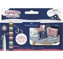 Rotuladores Creative 6P Gold Marker B Happy Celebration Faber Castell