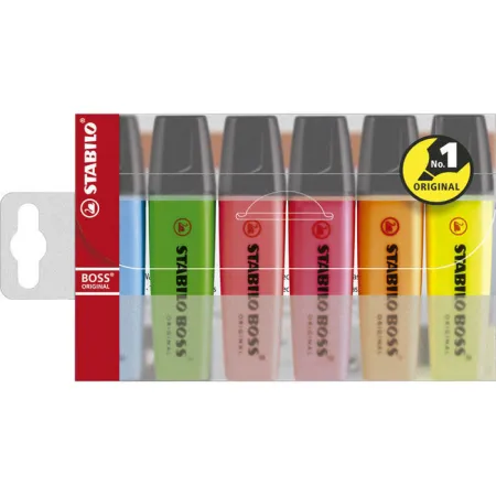 Rotulador Fluorescente Stabilo Boss 6 Colores