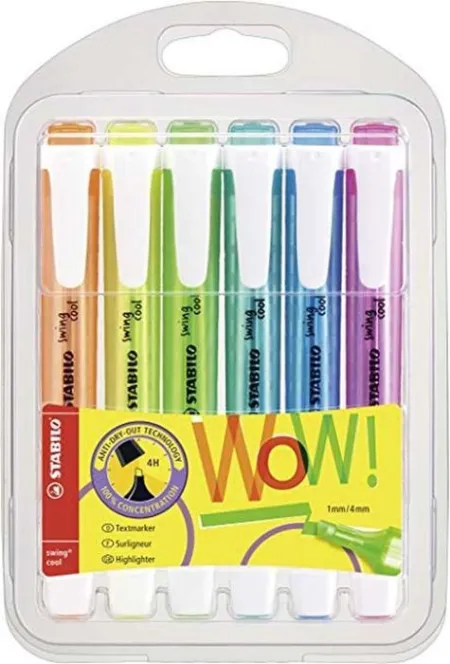 Rotulador Stabilo Swing 6 Colores