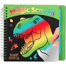 DINO WORLD MINI MAGIC SCRATCH BOOK