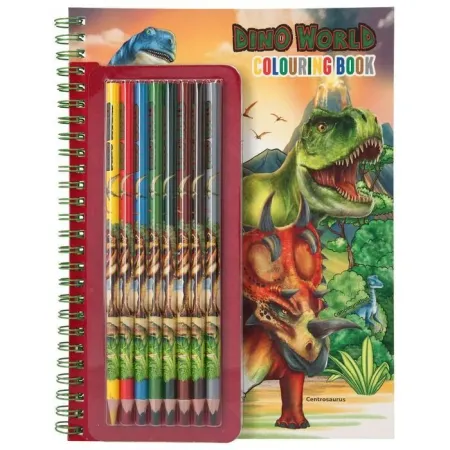 Dino World Libro de Colorear con Lápice