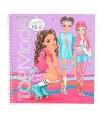 CUADERNO CON CALCOMANIAS TOP MODEL