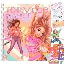 CUADERNO PARA COLOREAR TOP MODEL