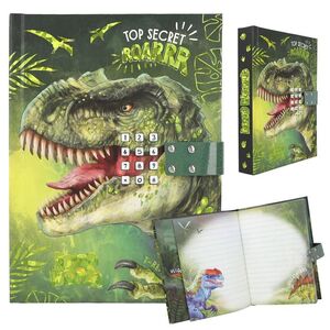 DINO WORLD DIARIO CON CÓDIGO Y SONIDO