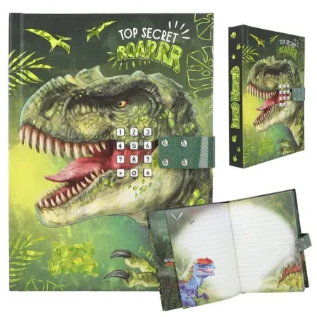 Dino World Diario con Código y Sonido