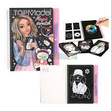 LIBRO TOP MODEL MAGIC SCRATCH BOOK