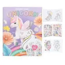 Libro Colorear Unicornio Top Model