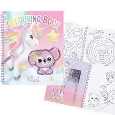 Libro de Colorear con Unicornio y Lent