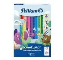 Lapiz Triangular Jumbo Pelikan 12 Colores