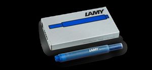 CARTUCHOS TINTA PLUMA T10 AZUL LAMY