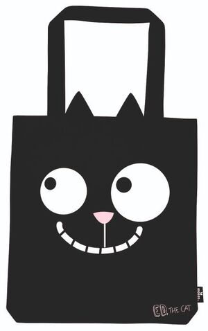 BOLSA DE TELA DE LA COMPRA CARA GATOS