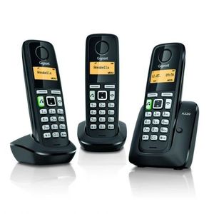 TELEFONO INALAMBRICO SIEMENS GIGASET A220 TRIO 