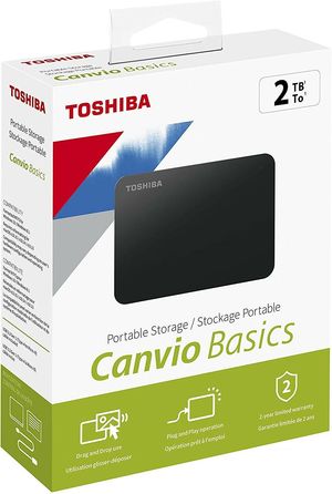 DISCO DURO EXTERNO TOSHIBA 2TB 2.5