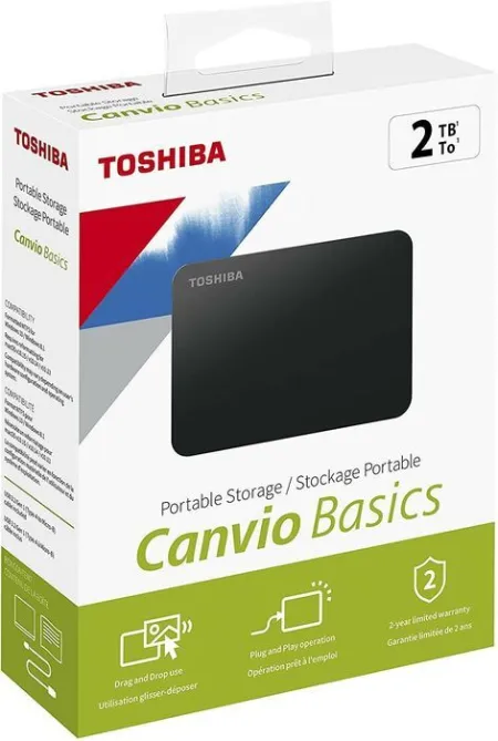 Disco Duro Externo Toshiba 2Tb 2. 5