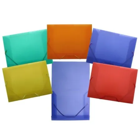 Carpeta A4 Pp Colores C/Gomas y Solapas