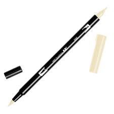 ROTULADOR TOMBOW 990 CREMA PASTEL DUAL BRUSH
