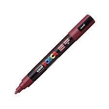 ROTULADOR UNI POSKA PC-5M ROJO VINO 60